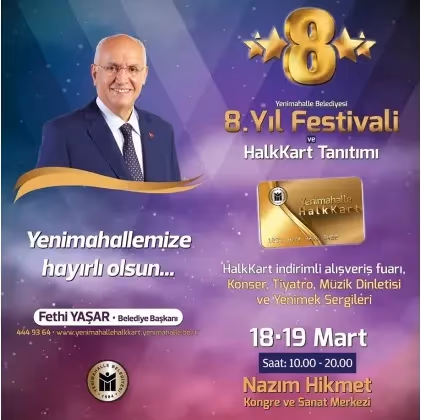 Birliğimiz Üyesi Yenimahalle Belediyesinin 8. Yıl Festivali