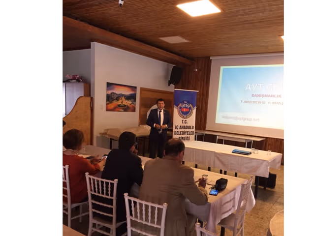 Birliğimiz Üyesi Zonguldak/Çaycuma Belediyesine Hizmet İçi Eğitim