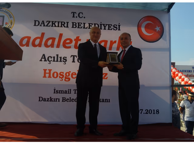 Birlimiz Üyesi Afyonkarahisar/Dazkırı Belediyesine Birliğimiz ve Yenimahalle Belediyesinin katkıları ile yaptırılan Adalet Parkı açıldı.