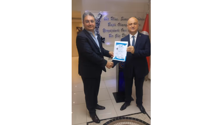 ISO 9001:2015 Kalite Yönetim Sistem Belgesi almaya hak kazandık.
