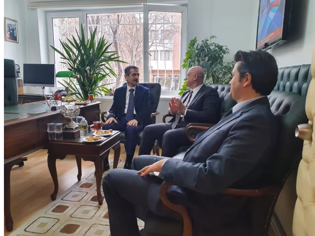 Türkiye Belediyeler Birliği Genel Sekreteri ve Genel Sekreter Yardımcısı Birliğimizi ziyaret etti.