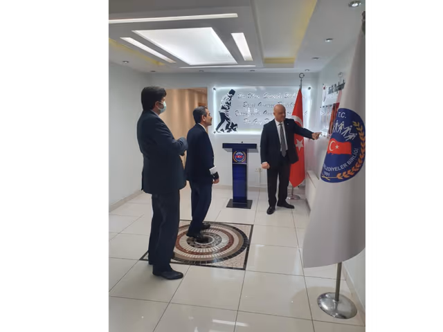 Türkiye Belediyeler Birliği Genel Sekreteri ve Genel Sekreter Yardımcısı Birliğimizi ziyaret etti.