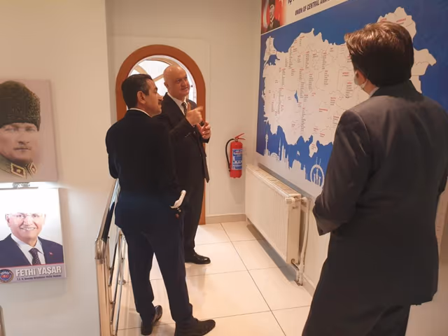 Türkiye Belediyeler Birliği Genel Sekreteri ve Genel Sekreter Yardımcısı Birliğimizi ziyaret etti.