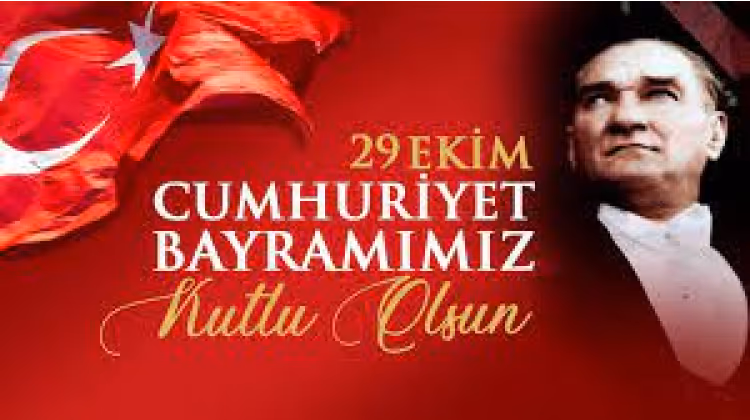 29 Ekim Cumhuriyet Bayramımız Kutlu Olsun.