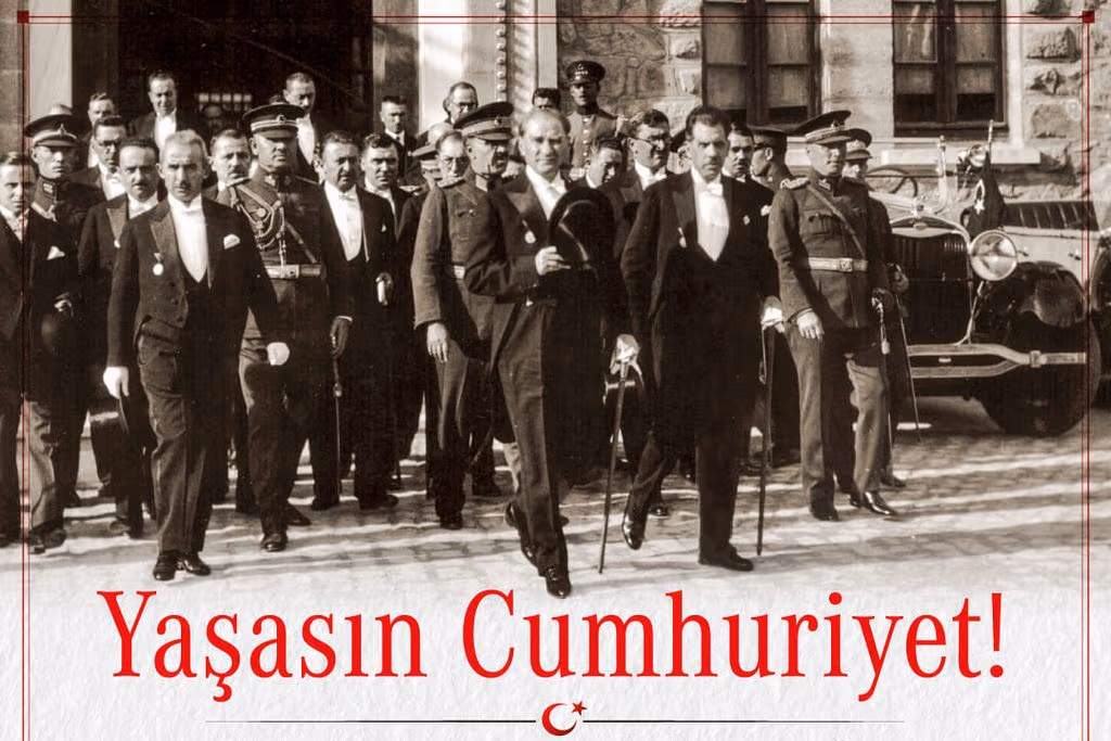 En büyük bayramımız olan Cumhuriyet Bayramımızın 103. yaşı kutlu olsun.