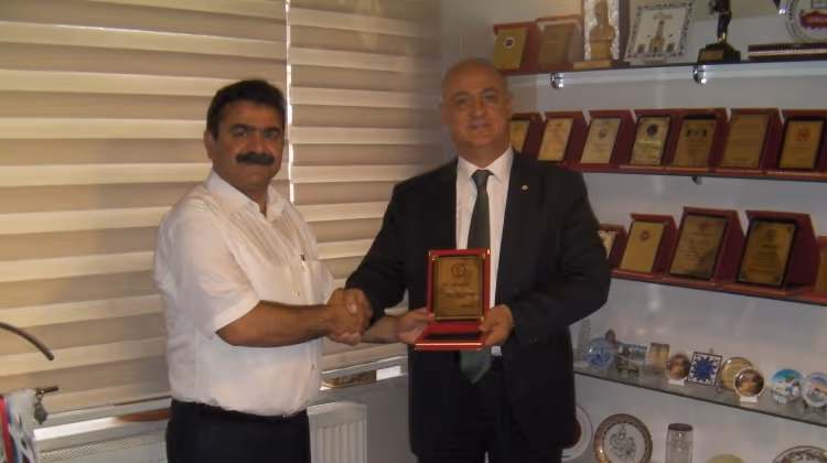 Bahadın Belediye Başkanı Sn. Dilaver Özcan Birliğimizi Ziyaret Etti.