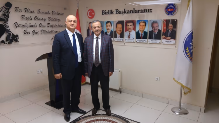 Birliğimiz üyesi Boğazlıyan Belediyesi Başkanının Birliğimizi Ziyareti