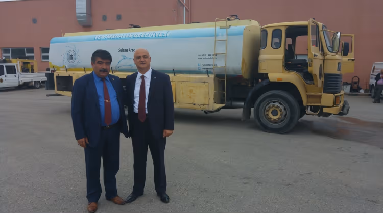 Birliğimiz Üyesi Bozköy Belediyesine Arazöz Teslimi