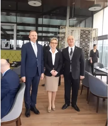Avusturya Cumhuriyeti Büyükelçisi Sn. Ulrike TILLY ve Sn. Dr. Christian MAIER ile Bir Arada Bulunduk.