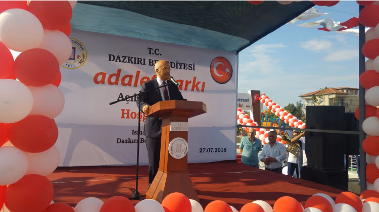 Birlimiz Üyesi Afyonkarahisar/Dazkırı Belediyesine Birliğimiz ve Yenimahalle Belediyesinin katkıları ile yaptırılan Adalet Parkı açıldı.