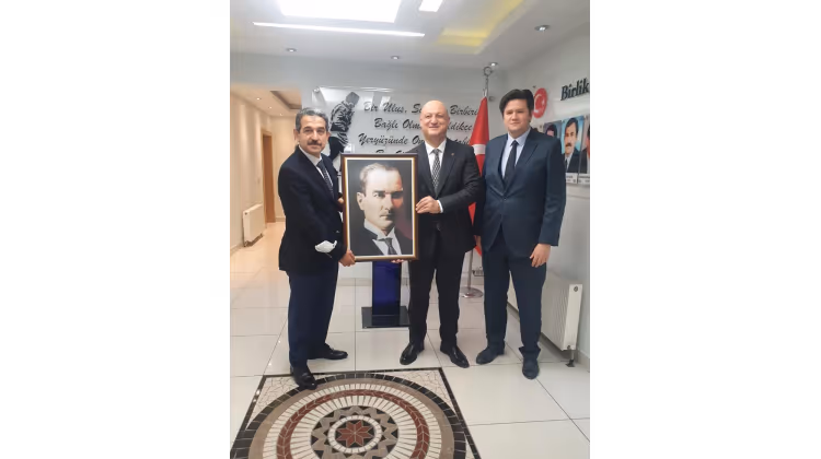 Türkiye Belediyeler Birliği Genel Sekreteri ve Genel Sekreter Yardımcısı Birliğimizi ziyaret etti.
